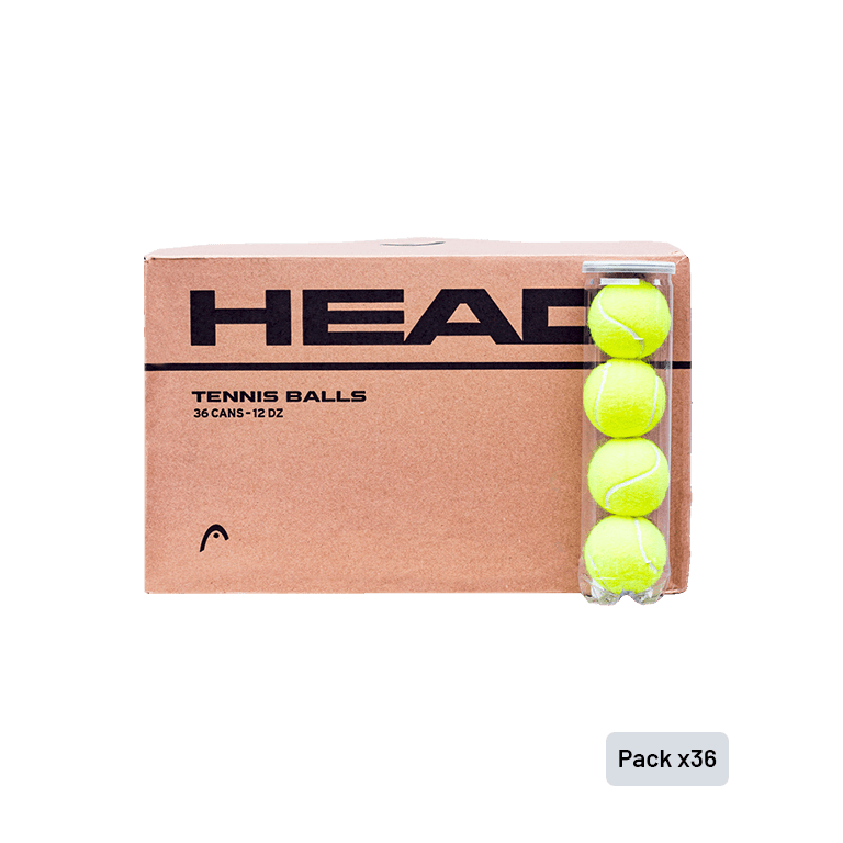 Crate of Head Cs Balls (Pack x 36 cans) - The Padelverse