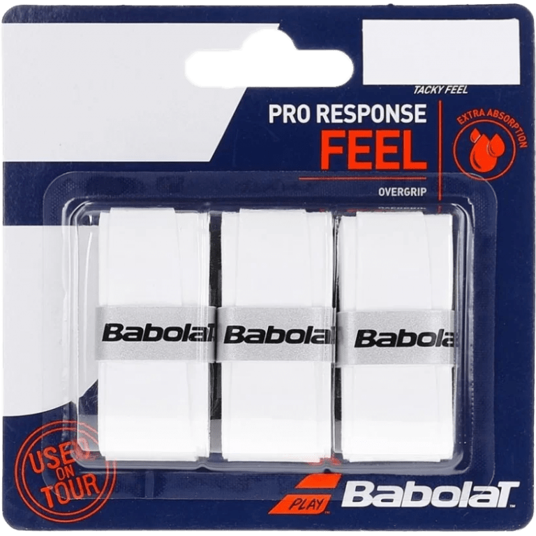 Overgrip Babolat Pro Response (Pack x 3) White - The Padelverse