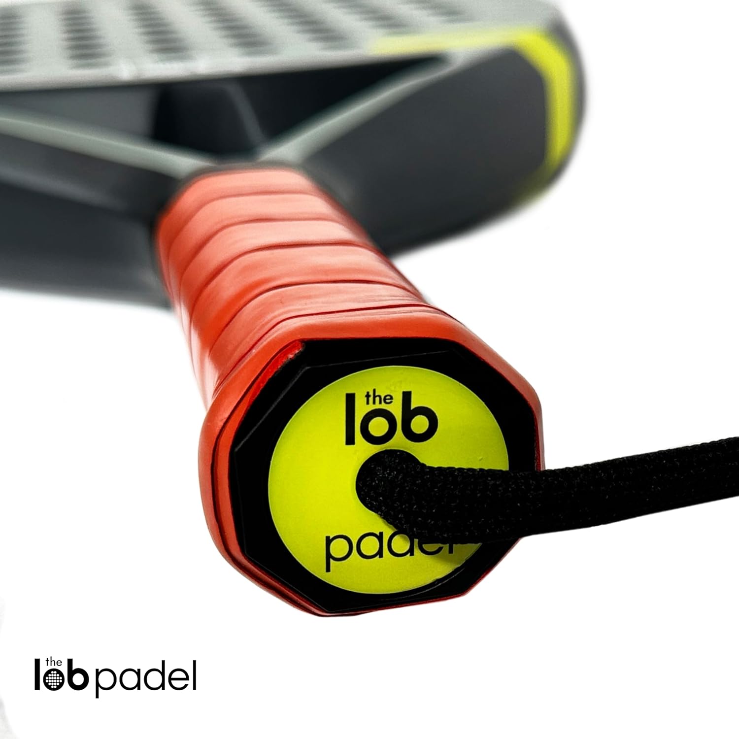 The Lob 12K Carbon Fiber EVA Black 15 Core Padel Racket Black - The Padelverse