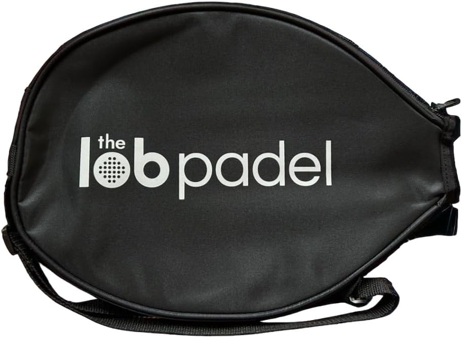 The Lob 12K Carbon Fiber EVA Black 15 Core Padel Racket Black - The Padelverse